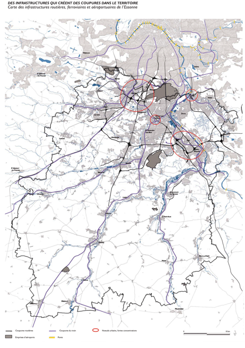 Des infrastructures qui créent des coupures dans le territoire