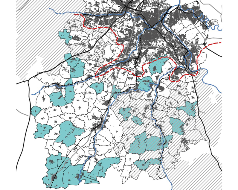 Analyser le territoire rural au travers de 26 communes.