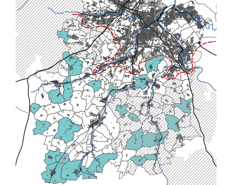 Analyser le territoire rural au travers de 26 communes.