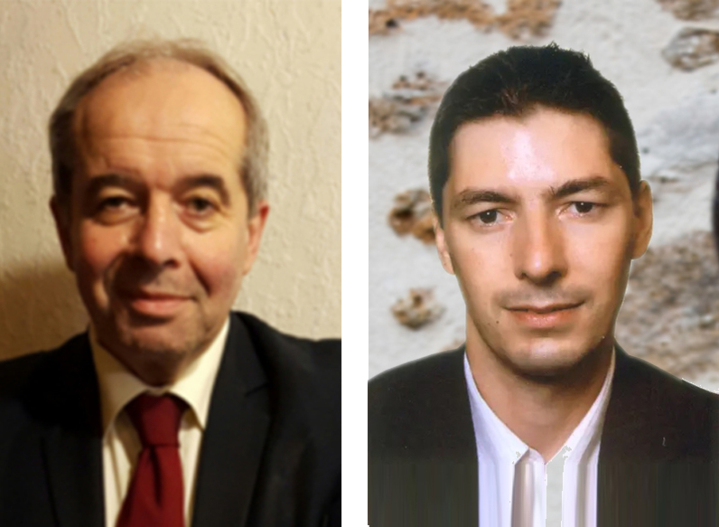 Patrick de Luca, maire de Chamarande et Olivier Lejeune,  adjoint au maire en charge du cadre de vie