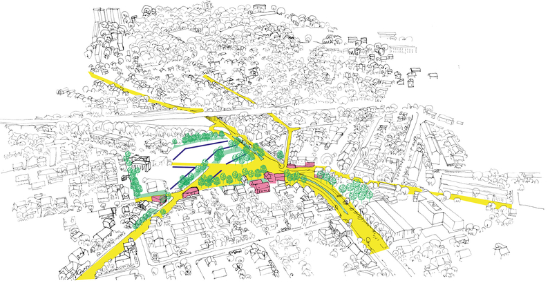 Reconquérir les espaces urbains et dessiner une nouvelle trame urbaine. Action menée en 2020 et 2021