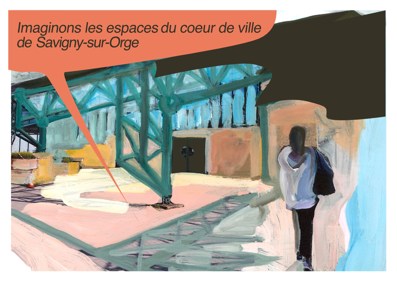 Dessin : Imaginons les espaces du coeur de ville de Savigny-sur-Orge