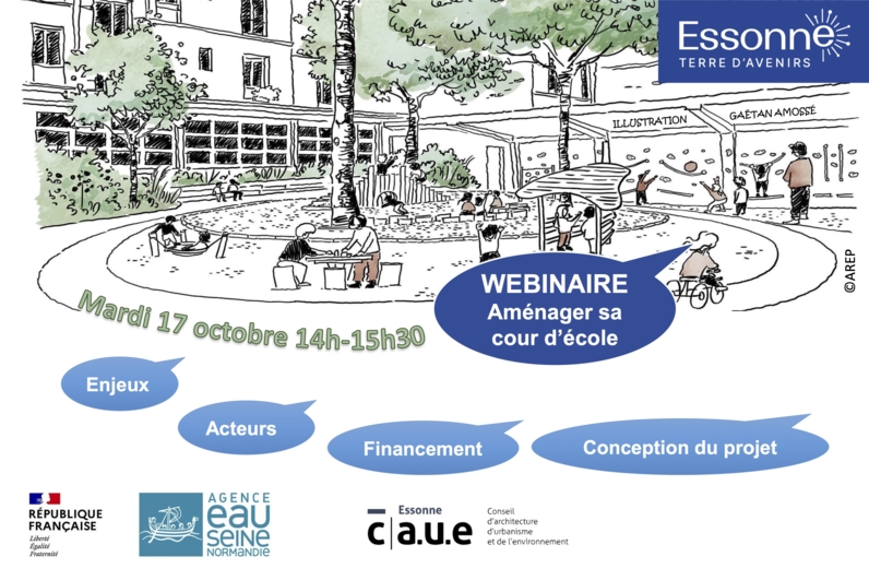La végétalisation des cours d'école - 2023