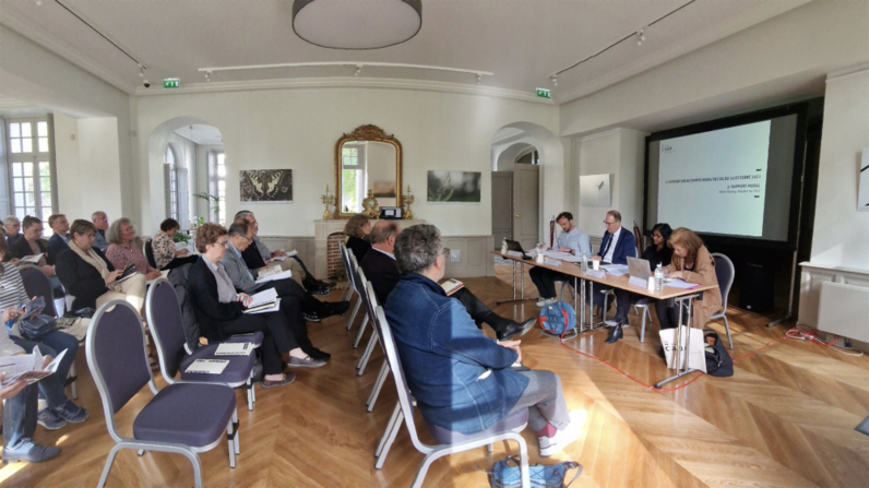 L'Assemblée générale du CAUE de l'Essonne au Domaine Départemental de Montauger à Lisses, le 05 octobre 2023.