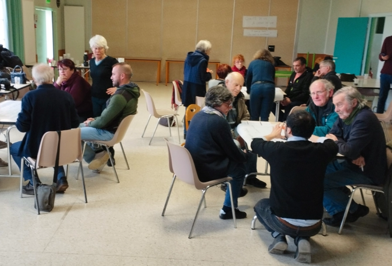 L’atelier de travail partagé a permis aux élus des deux communes d’engager la réflexion sur leurs projets de territoire | Action menée en 2024 et 2025