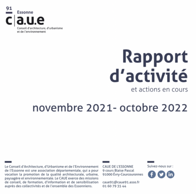 Rapport d'activité et actions en cours de  novembre 2021- octobre 2022 - pg01
