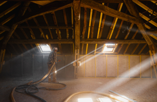 Pose de l'isolation biosourcé dans un bâtiment à Brunoy