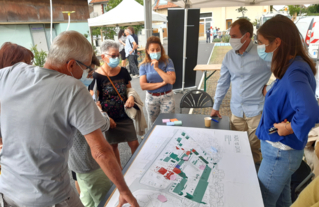 Présentation du projet de la ferme de Contin lors des Journées européennes du patrimoine.