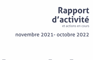 Rapport d'activité et actions en cours de  novembre 2021- octobre 2022 - pg01