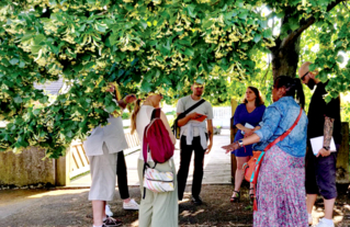 Au programme de l’atelier 1 : visite de terrain et construction d'une culture commune. Action menée en 2023
