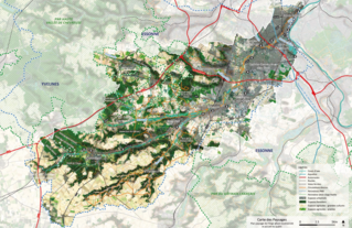 La carte des paysages du bassin versant de l’Orge, réalisée par Caudex | 2022 à 2024
