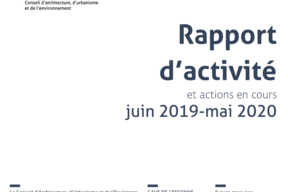 Rapport d'activité et actions en cours de mai 2019 juin 2020. page 01