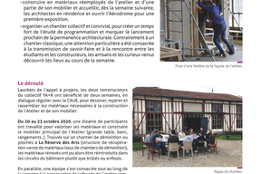 Fiche action - Viry-Chatillon, la construction de l’Atelier du projet à lʼAérodrome de Port-Aviation. pg2