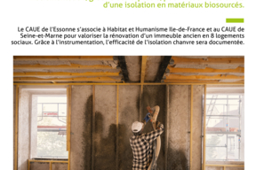 Fiche action, Brunoy, instrumentation d’une rénovation d’immeuble ancien en matériaux biosourcés - pg1