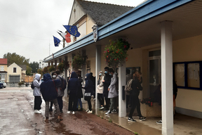 Première visite des étudiants de l'ENSAPM à Ballancourt-sur-Essonne.