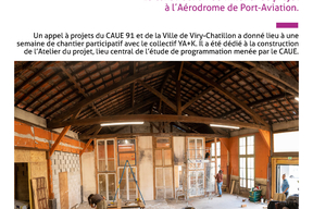 Fiche action - Viry-Chatillon, la construction de l’Atelier du projet à lʼAérodrome de Port-Aviation. pg1
