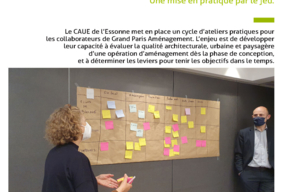 Fiche action, ateliers sur la qualité architecturale dans les opérations d’aménagement. Une mise en pratique par le jeu - pg1