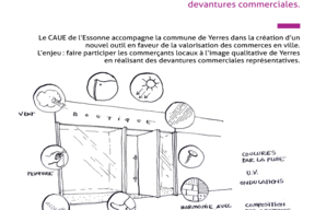 Fiche action, Yerres, créer une charte de qualité des  devantures commerciales. pg 1