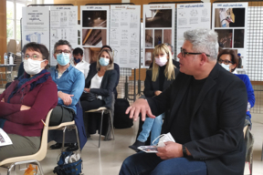 Présentation de la démarche ENSA/Collectivités : ruralités Essonniennes avec Monsieur Meyer, Maire d’Abbéville-la-Rivière et Marcela Conci, Architecte Urbaniste conseiller au CAUE91.