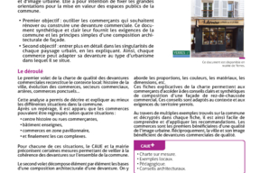 Fiche action, Yerres, créer une charte de qualité des  devantures commerciales. pg 2