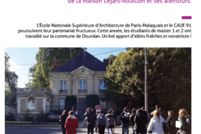 A Dourdan, des étudiants en architecture imaginent le futur aménagement de la maison Lejars-Rouillon et ses alentours. pg1