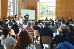 Interventions de Mahmoud Ismaïl, Chef de l'UDAP91, Marie-Lise Vautier, Inspectrice des sites, chargée de mission paysage de l’Essonne, DRIEAT Ile-de-France et Cathy Sagnier, Adjointe Cheffe de Service Cadre de vie et Droit des sols, DDT91