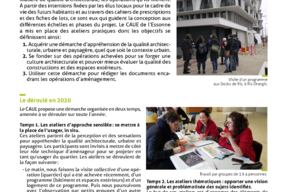 FICHE ACTION - Ateliers sur la qualité architecturale dans les opérations d’aménagement - Requestionner la qualité de notre habitat par une approche sensible - pg2