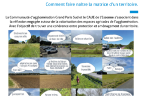 Fiche action, Les lisières agri-urbaines de Grand Paris Sud, comment faire naître la matrice d’un territoire. pg1