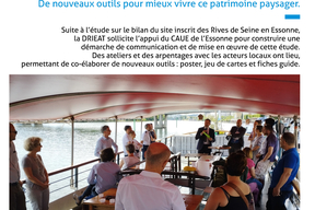 Fiche action et entretien, les rives de la Seine en Essonne, un site inscrit. Avec Marie-Lise Vautier - pg01