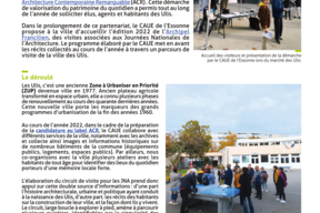 Fiche action - Les Ulis, découvrir le patrimoine communal grâce au parcours “La traversée - Les Ulis” - pg2