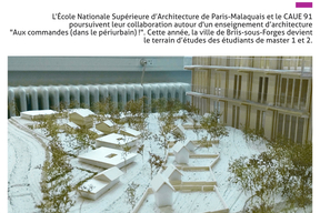 Fiche action, à Briis-sous-Forges, des étudiants en architecture imaginent le futur aménagement  d’un terrain en entrée de ville | pg1