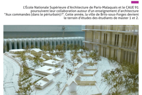 Fiche action, à Briis-sous-Forges, des étudiants en architecture imaginent le futur aménagement  d’un terrain en entrée de ville | pg1