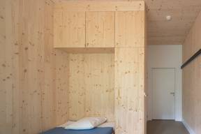 Une chambre - Foyer d’accueil médicalisé Yvonne Schwartz à Soisy-sur-Seine. ASM13 - Tolila+Gilliland architectes - Archinews