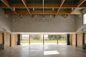 La Norville – Salle municipale Rosa Bonheur  – Ville de la Norville / Figures + Depeyre-Morand architectes –  La grande salle