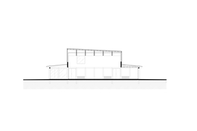 La Norville – Salle municipale Rosa Bonheur  – Ville de la Norville / Figures + Depeyre - Morand architectes –  Coupe