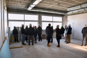 Vue depuis une classe - Grigny - Groupe scolaire Paul Langevin Jean Perrin - Chantier mars 2025