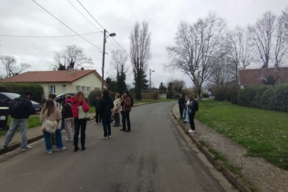 Une visite de site a permis aux étudiants d'appréhender le territoire communal en présence des  élus et des services communaux.