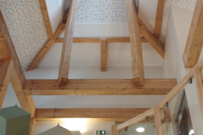 Wissous - Crèche Les Petits Loups - MOA ville de Wissous - MOE SCOP fair - Double hauteur dans le pavillon reconstruit -juillet 2026