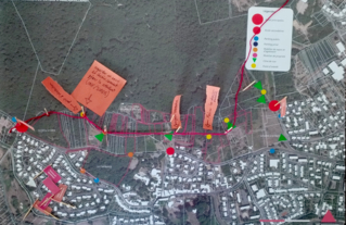 Ce plateau de jeu a été réalisé par le CAUE 91 pour aider la commune à préfigurer le projet de reprise agricole, grâce à l’approche par le paysage | Action menée en 2023-2024