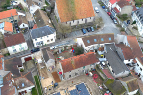 Vue aérienne du chantier de Abdpa à Bouray-sur-Juine, 2025