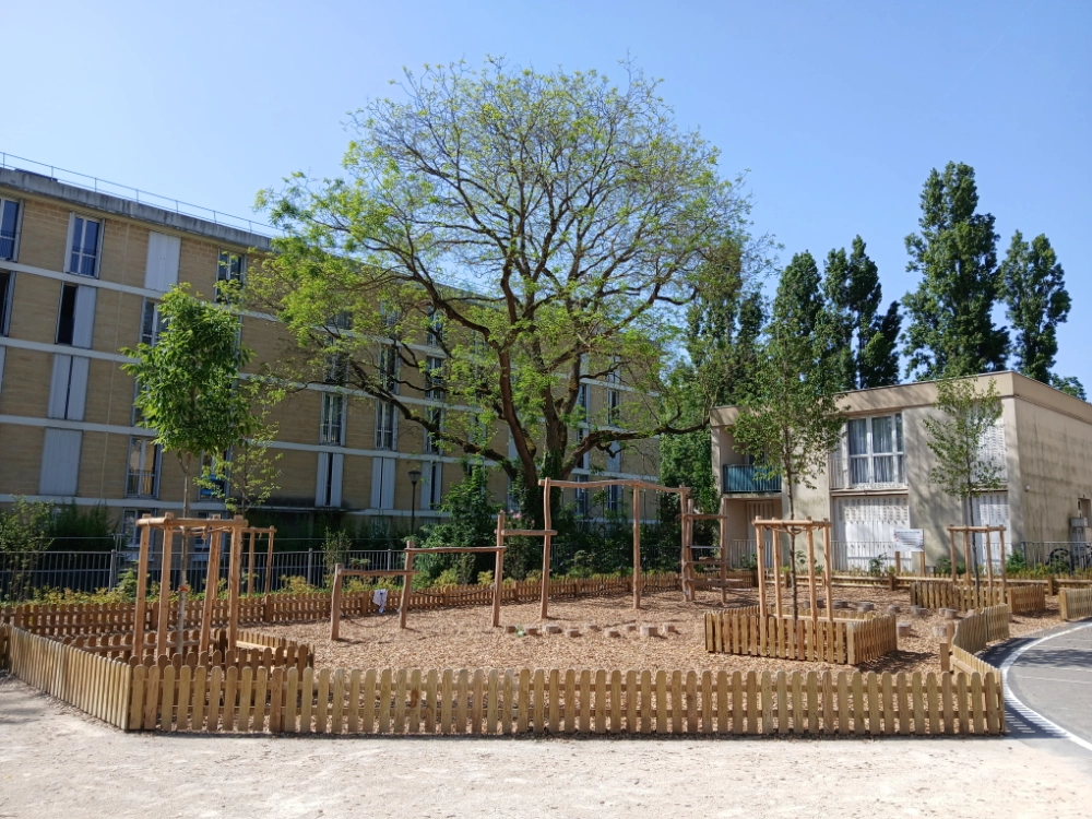 Cour Oasis Jean Jaurès à Massy ©ville-de-Massy