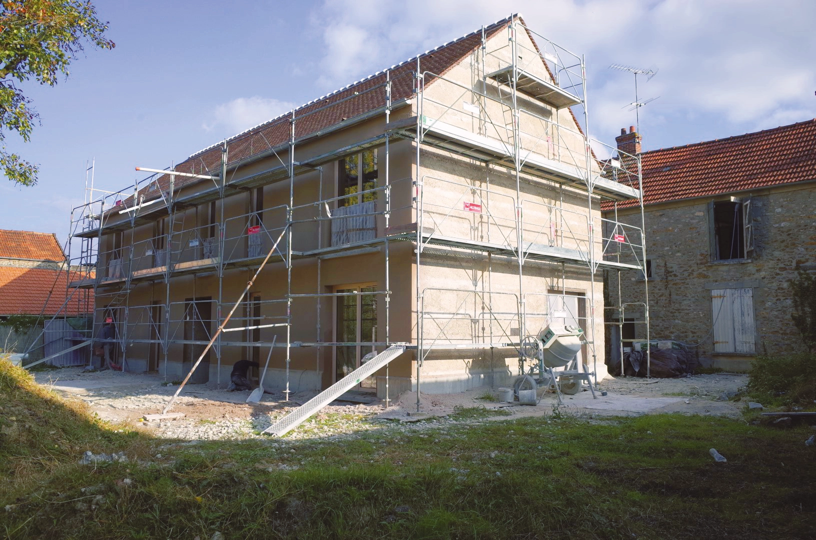 Photo du chantier à l’hiver 2025 ©abdpa architectes